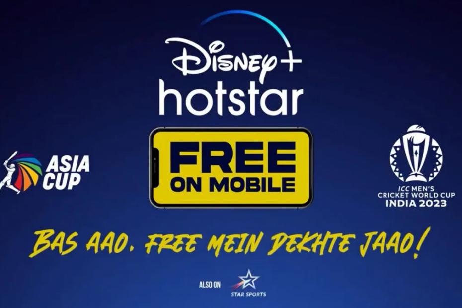 Disney+ Hotstar to live stream Asia Cup 2023 and ICC Men’s Cricket World Cup for free on its mobile app.