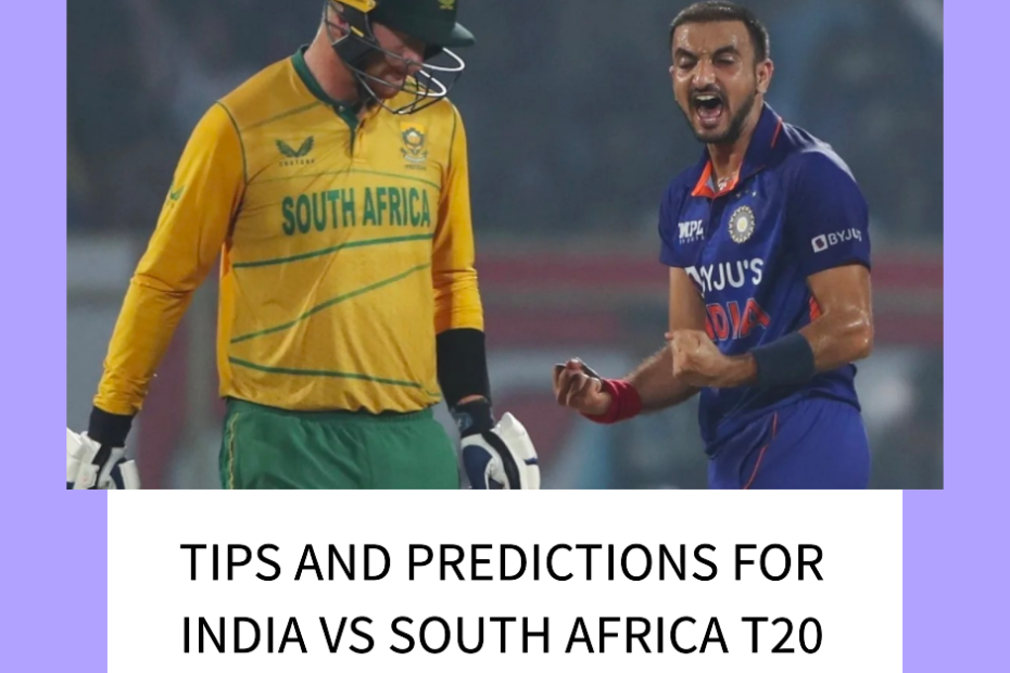 Betting Buzz: Tips and Predictions for India vs South Africa T20