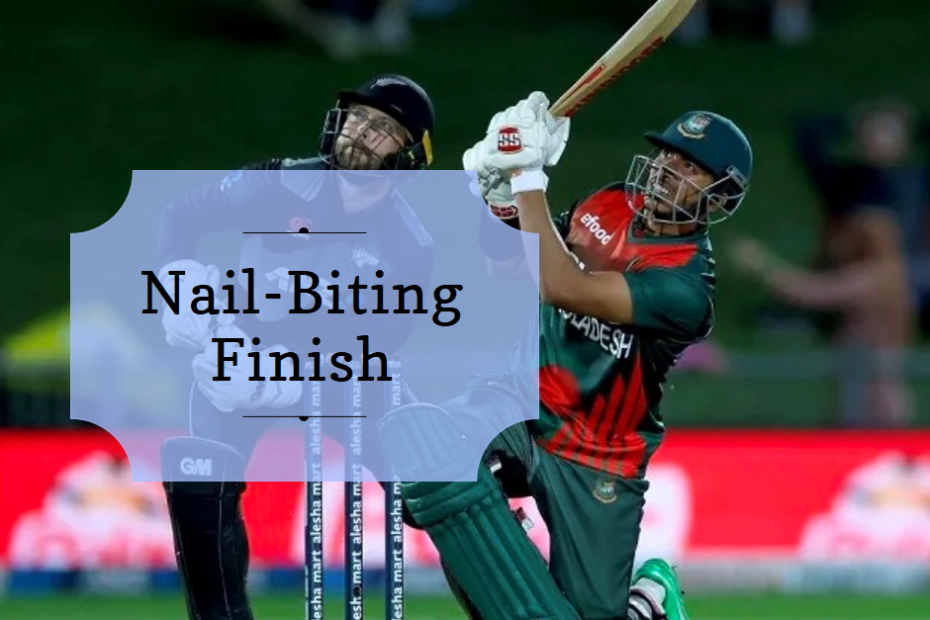 Nail-Biting Finish: Forecasting the Margin of Victory in New Zealand vs Bangladesh 2nd T20