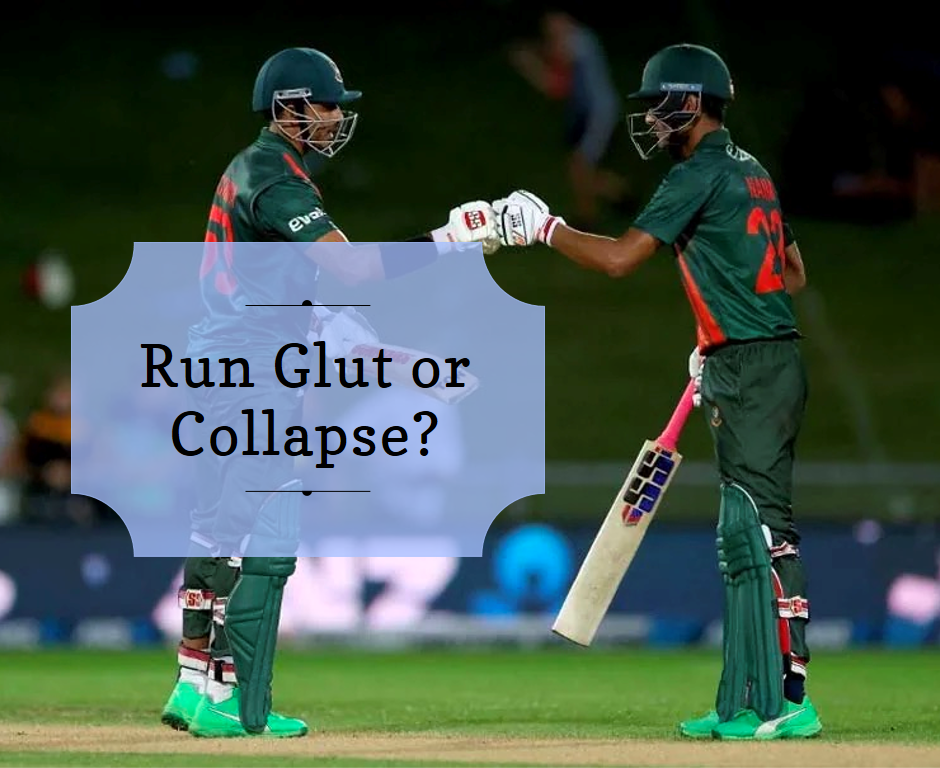 Run Glut or Collapse? Estimating the Total Extras in the NZ vs BAN T20 Fixture