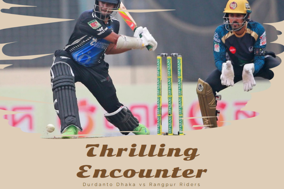 Thrilling Encounter: Durdanto Dhaka vs Rangpur Riders - BPL 2024